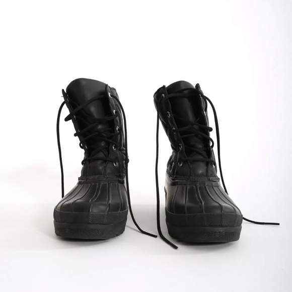 SPERRY black quilted duck boots Sz. 9 - Picture 3 of 7